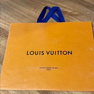 Louis Vuitton Orange Shopping Bag
